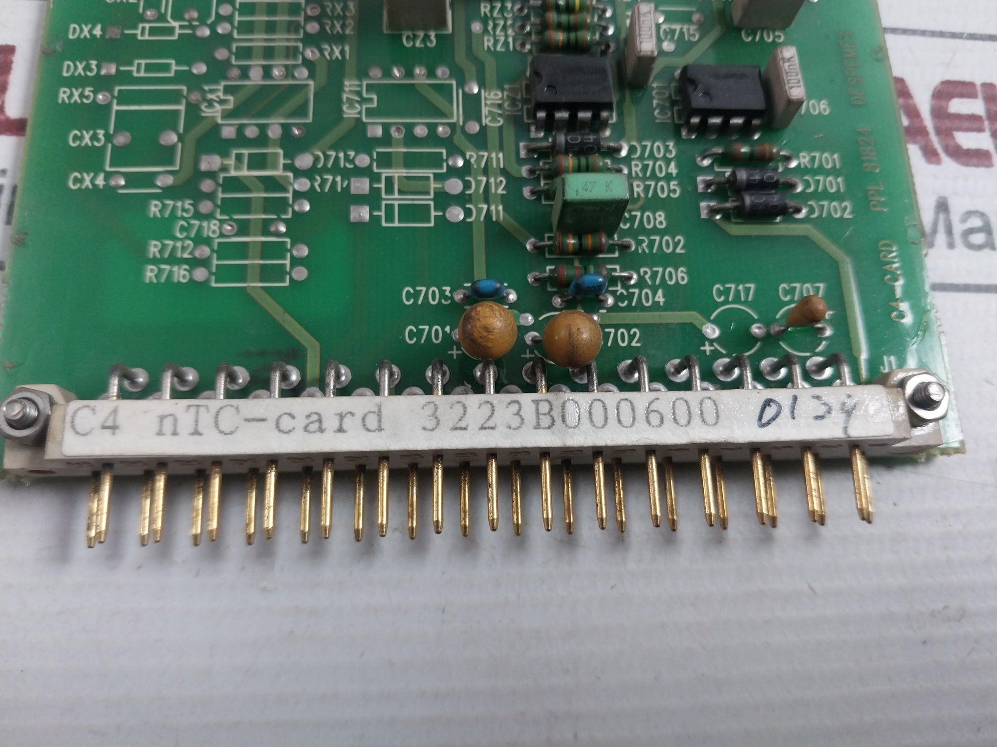 Wartsila Ppl 81824 C4 Ntc-card 3223B000600