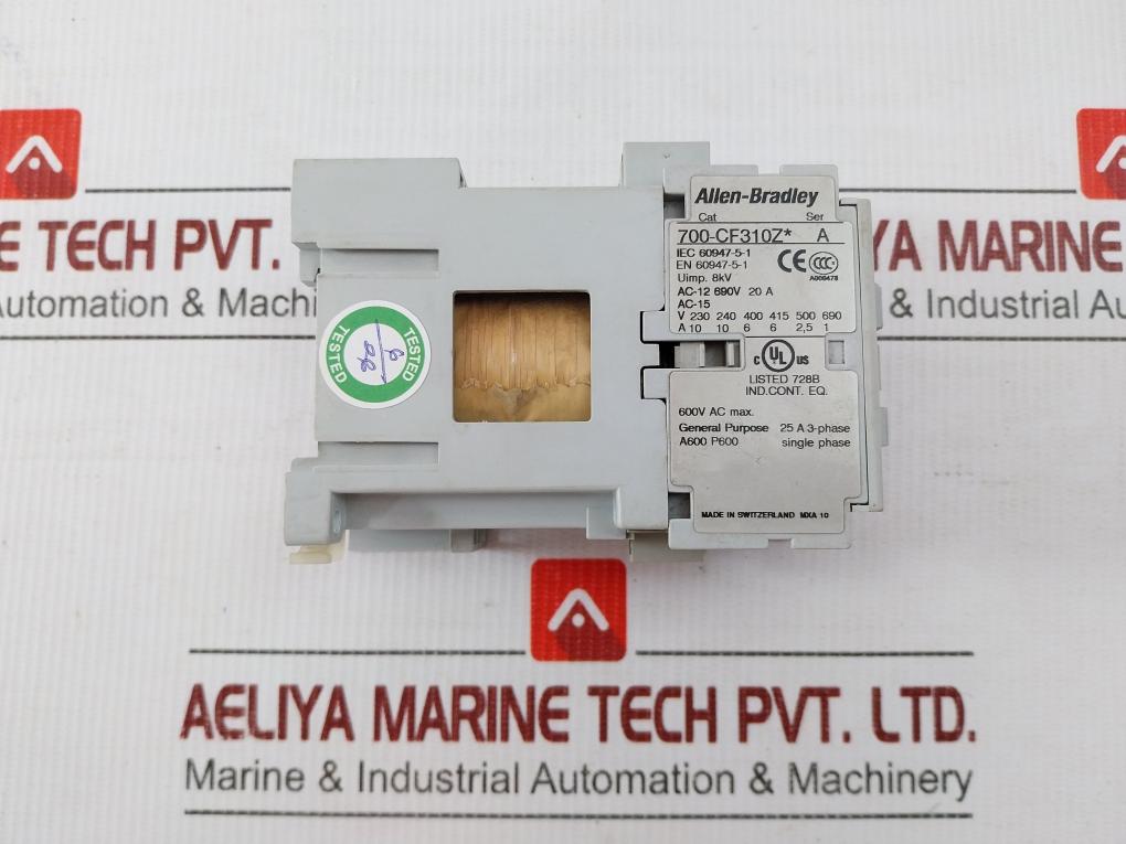 700-cf310Z* Control Relay 25A 600V Allen-bradley