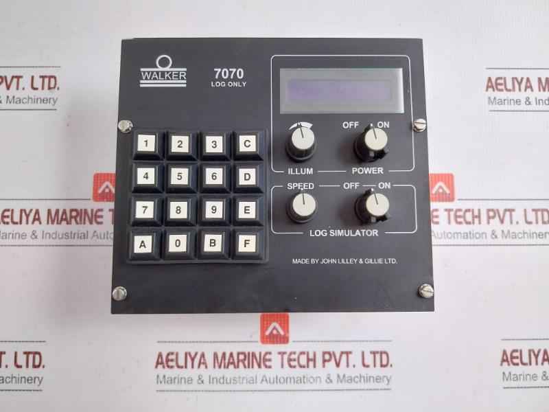 Walker 7070 Electromagnetic Speed Log Panel John Lilley & Gillie