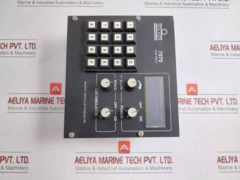 Walker 7070 Electromagnetic Speed Log Panel John Lilley & Gillie