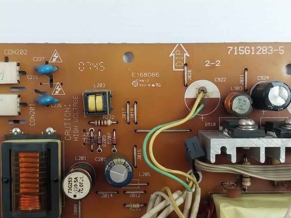 715G1283-5 E168066 Power Supply Board Mw-2 94V-0 1742Cmnep