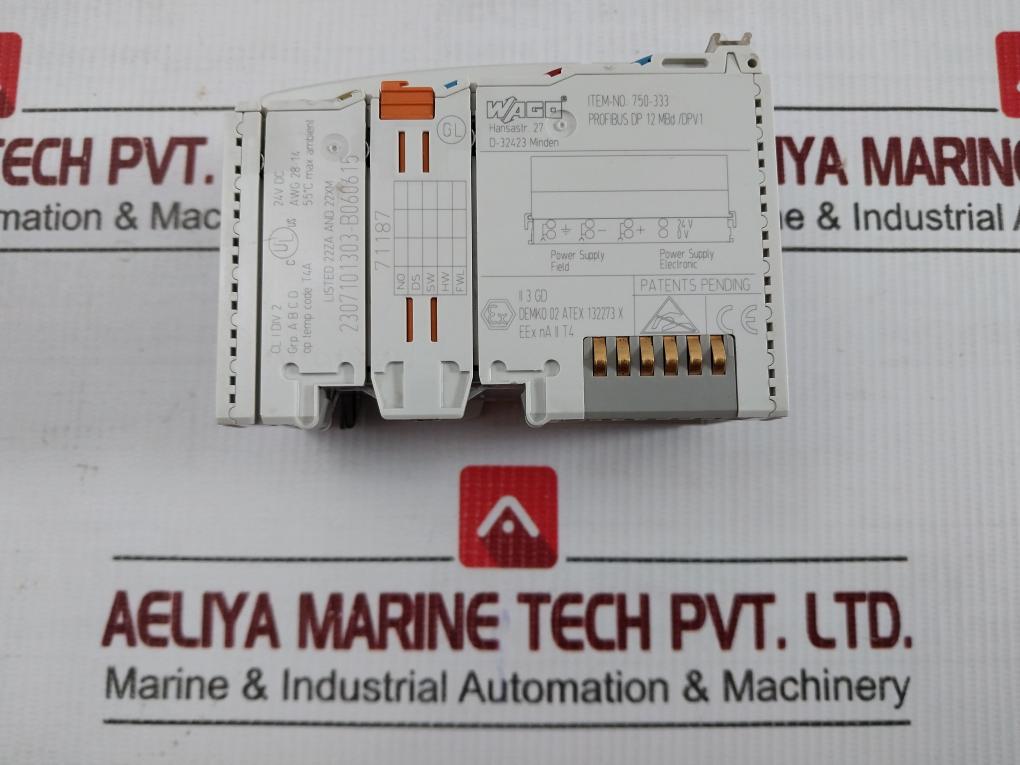 750-333 Wago 24V Dc Profibus Dp Fieldbus Coupler