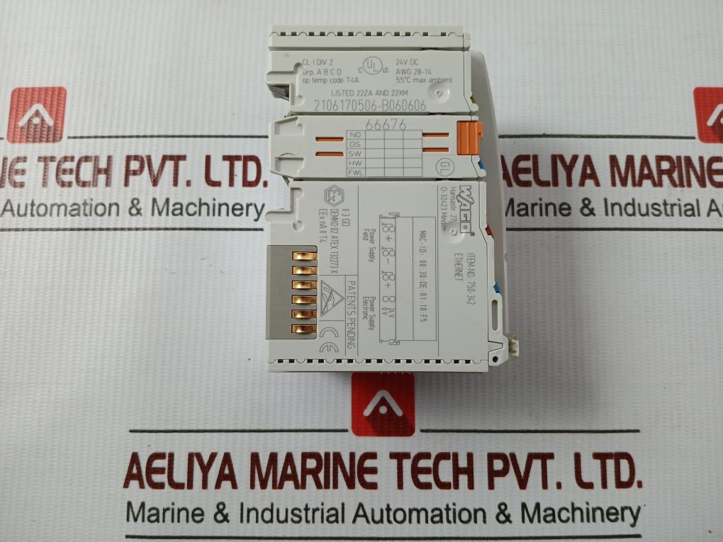 750-342 Wago 24V Dc Fieldbus Coupler Ethernet