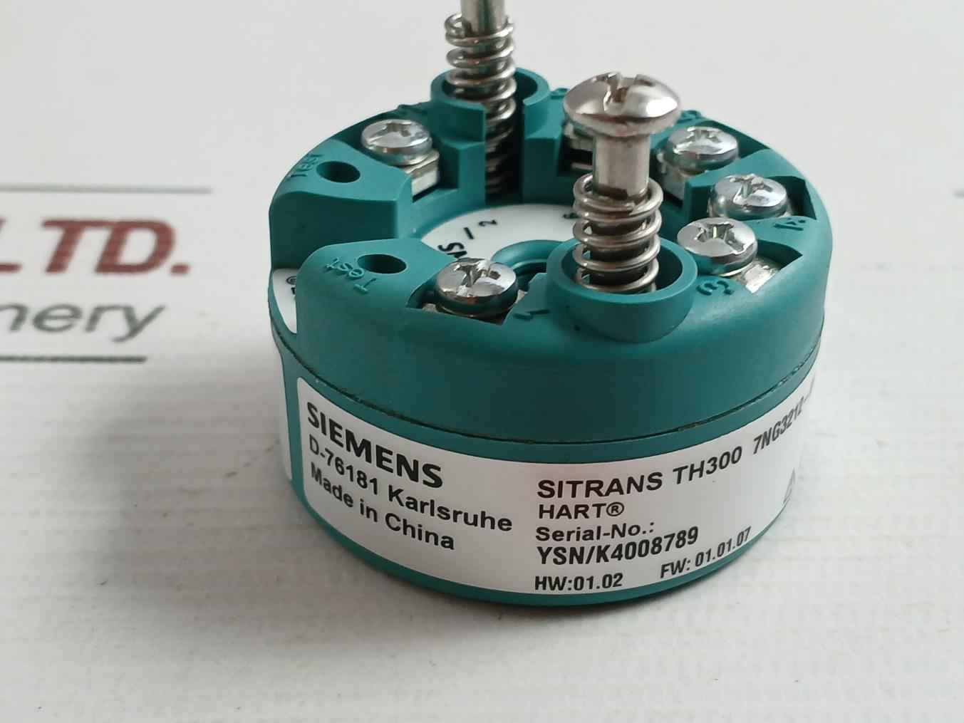 7Ng3212-0Nn00 Temperature Transmitter Sitrans Th300 Siemens
