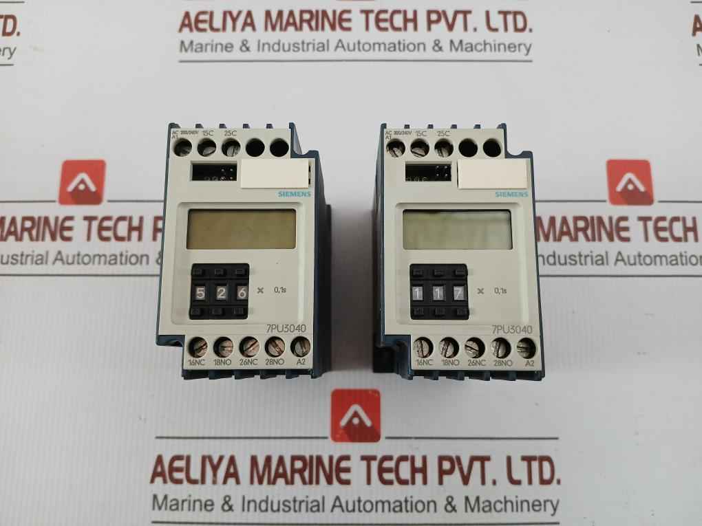 7Pu3040-1Bn24 Timing Relay Ac 200/240V-50/60Hz Siemens