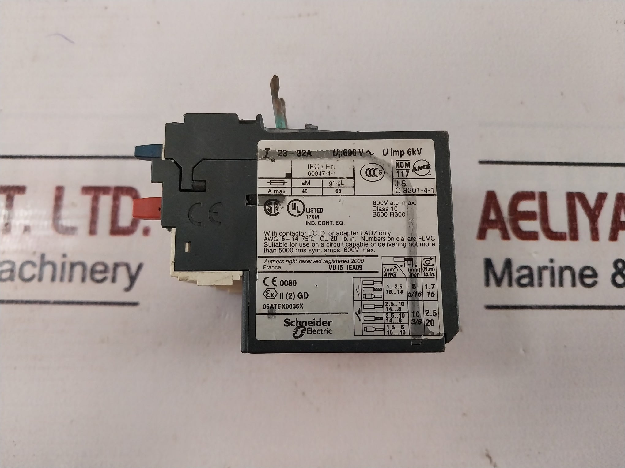 Telemecanique/Schneider Electric Lrd 32 Thermal Overload Relay 23-32A 690V