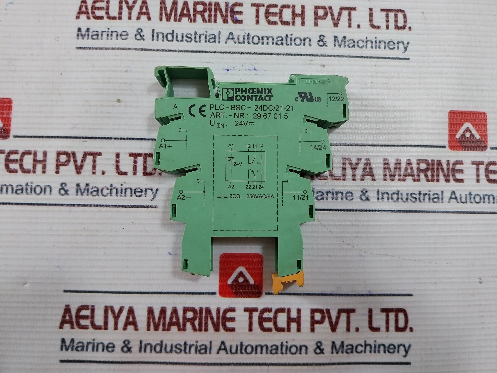 Phoenix Contact Plc-bsc-24Dc/21-21 Relay Socket 250Vac/6A