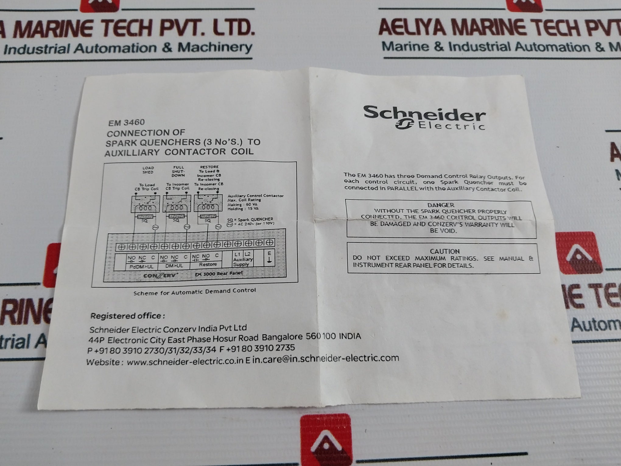 Lot Of 3X Schneider Electric Mkp4 A2274 1 K 600Vac Auxiliary Contactor Coil
