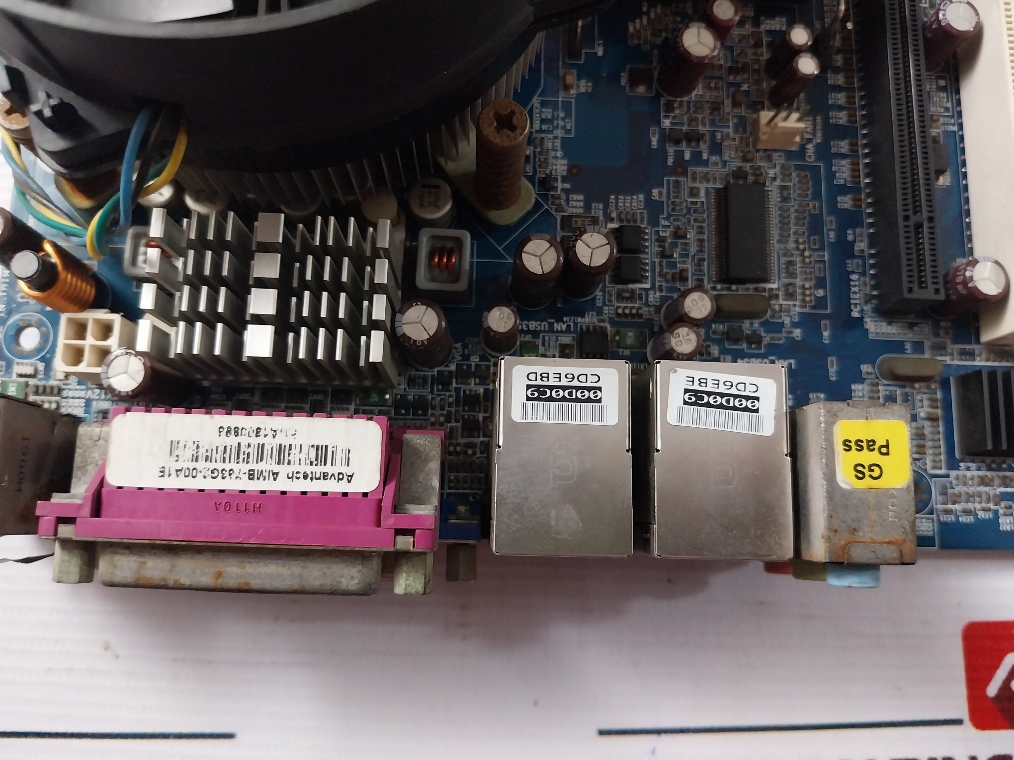 Advantech Aimb-763G2-00A1E Industrial Motherboard Jzc823A Dc 12V
