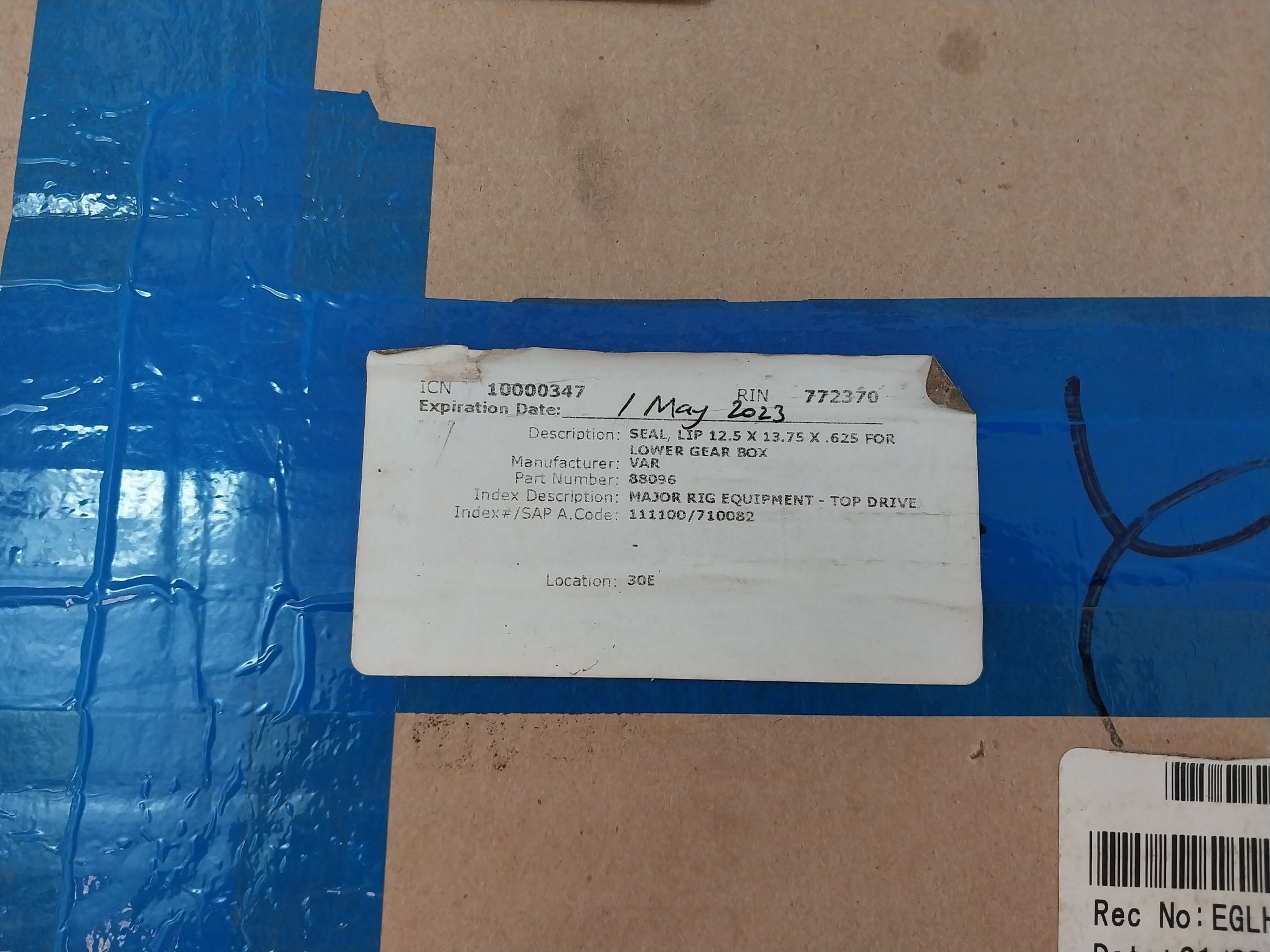 Skf 1250119 Seal Lip 12.5X13.75X.625 88096