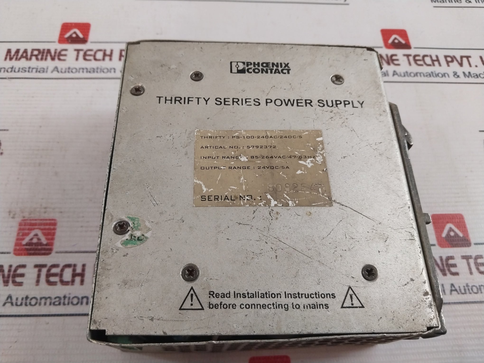 Phoenix Contact Ps-100-240Ac-24Dc/5 Thrifty Series Power Supply