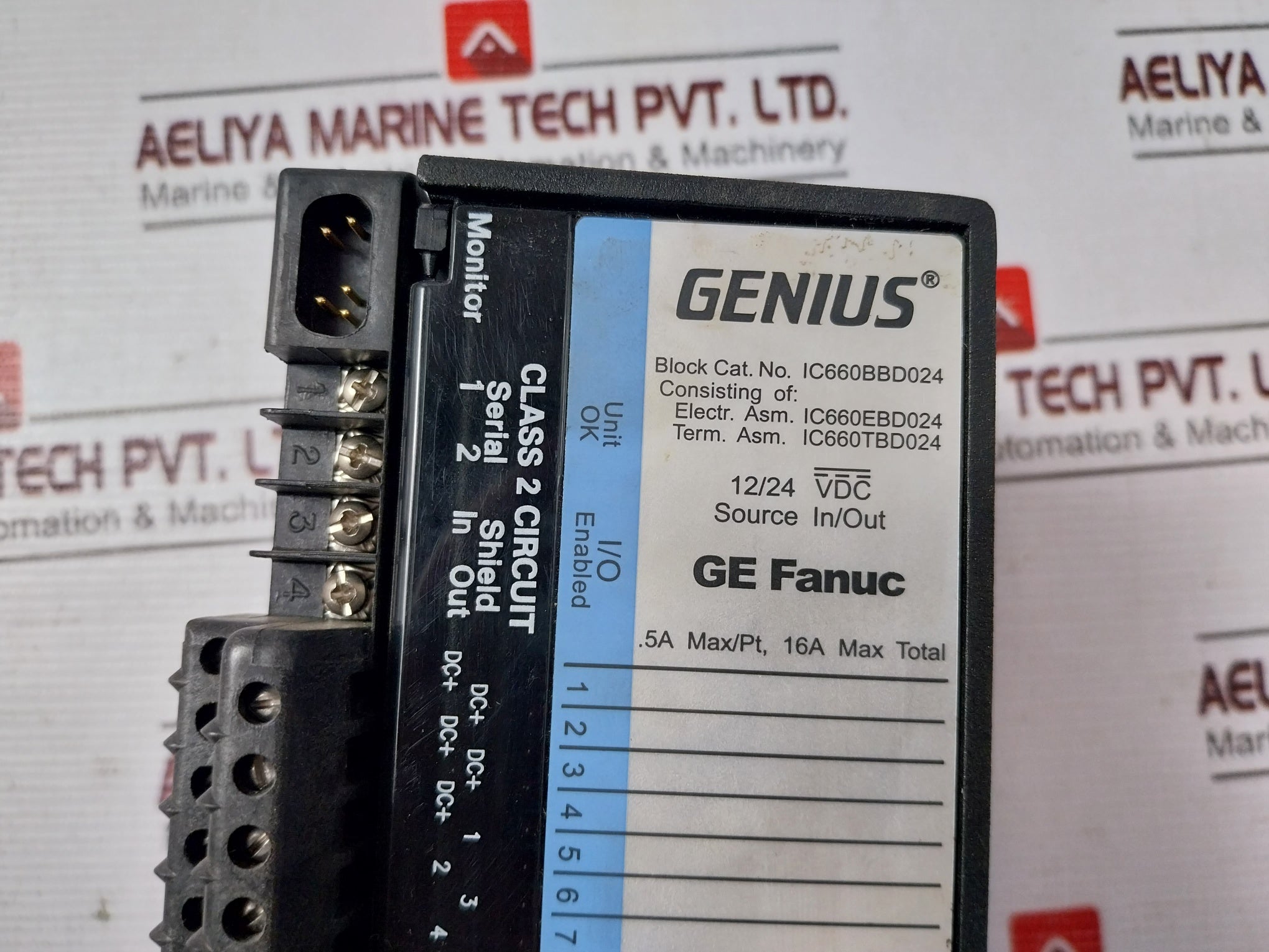Ge Fanuc IC660BBD024 Genius I/O Module 12/24VDC