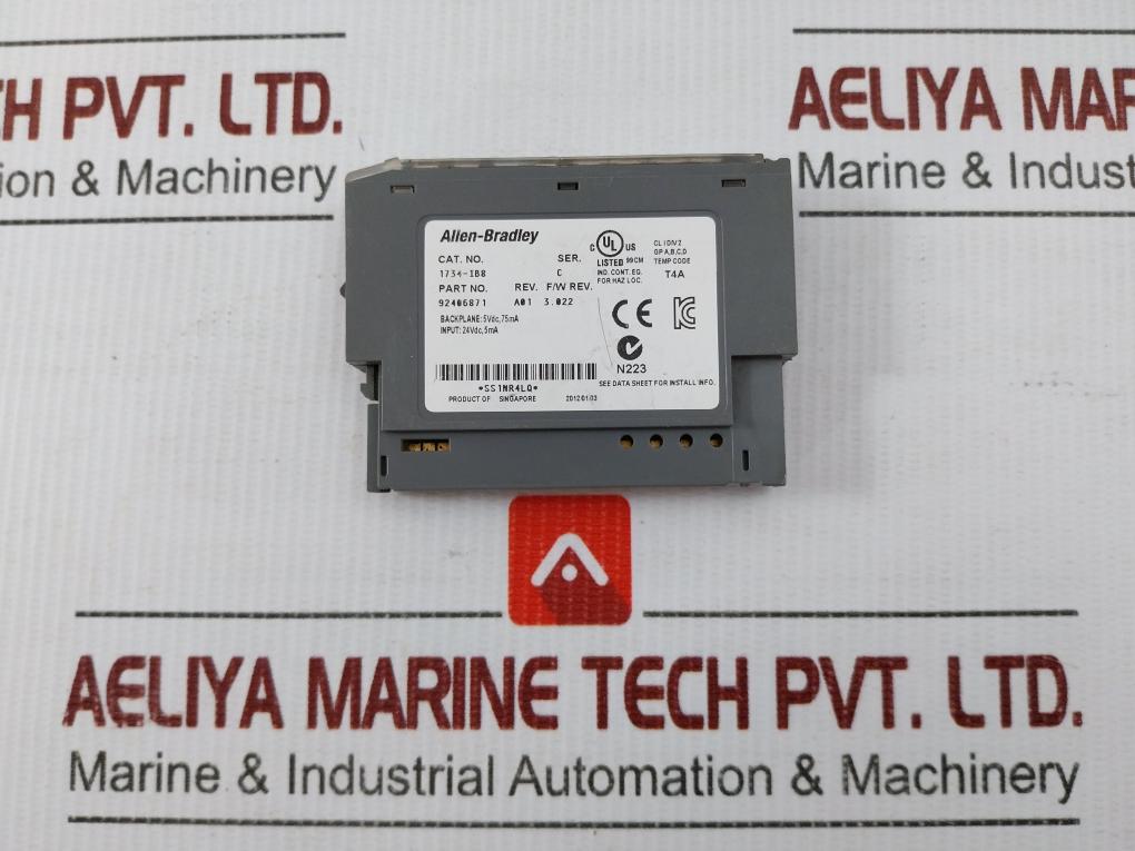 8-point Sink Input Module 24Vdc 5Ma Allen-bradley 1734-ib8