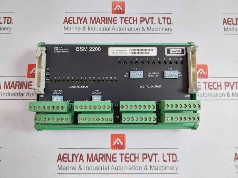 810.001.230-25 Bsm 2200 I/O Module Sam Electronics