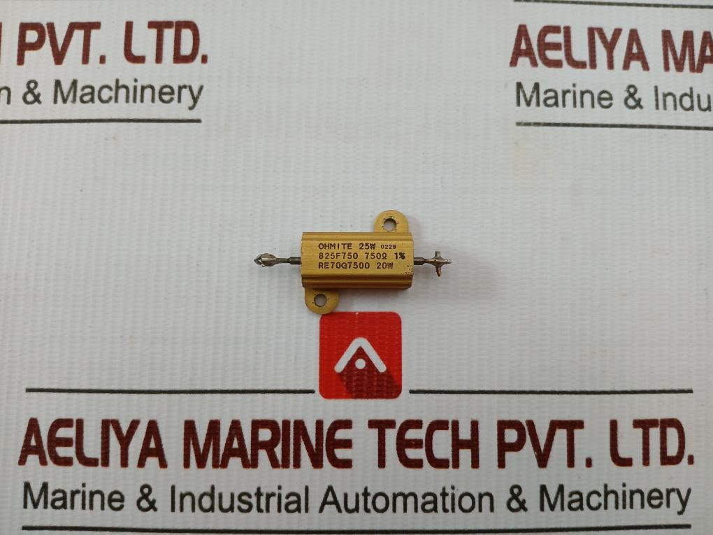 825F750 Ohmite Wirewound Power Resistor 750 Ohm