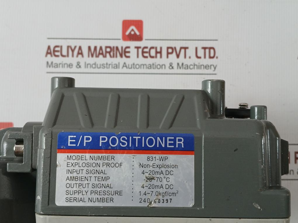 831-wp Electro-pneumatic Positioner Forbes Marshall 1.4-7.0Kgf/Cm2