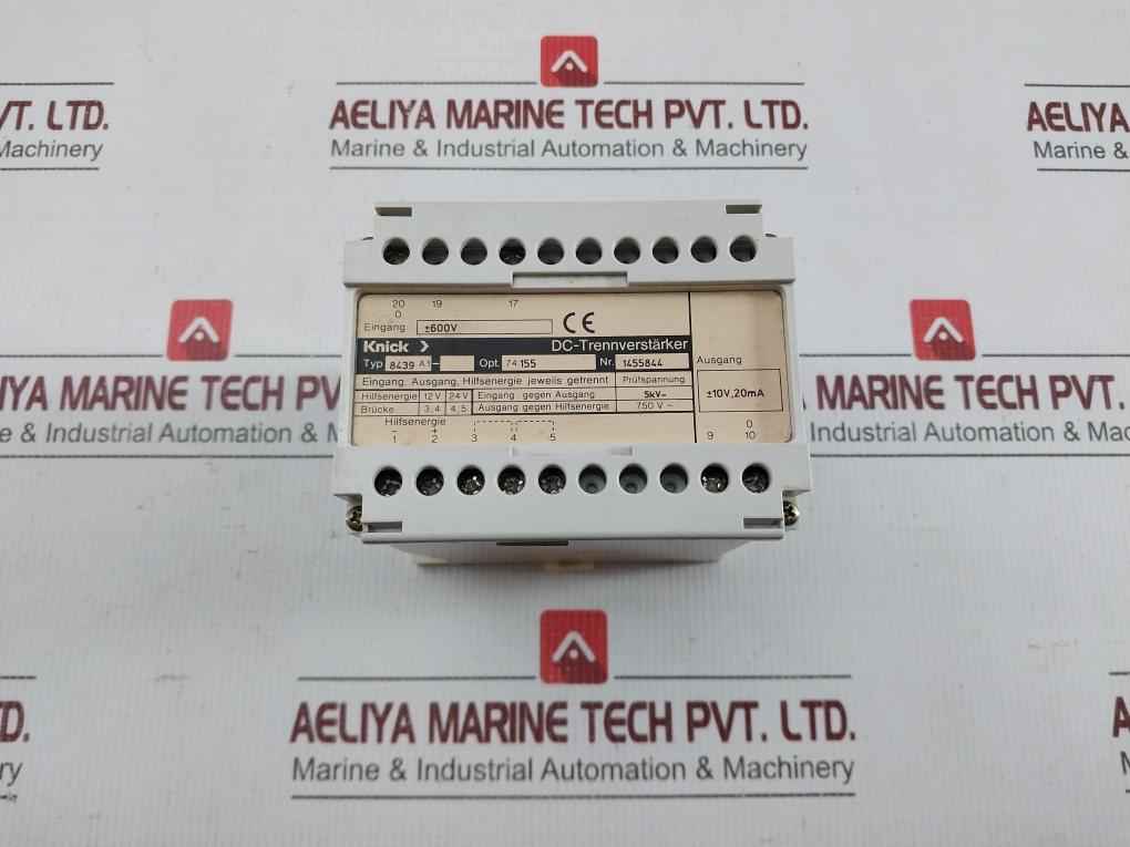 8439 A1 Dc Isolation Amplifier Knick