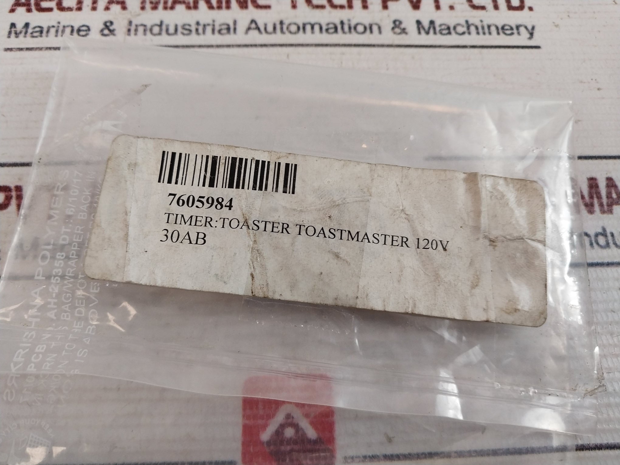 Toastmaster 7605984 Toaster Timer Control 120V