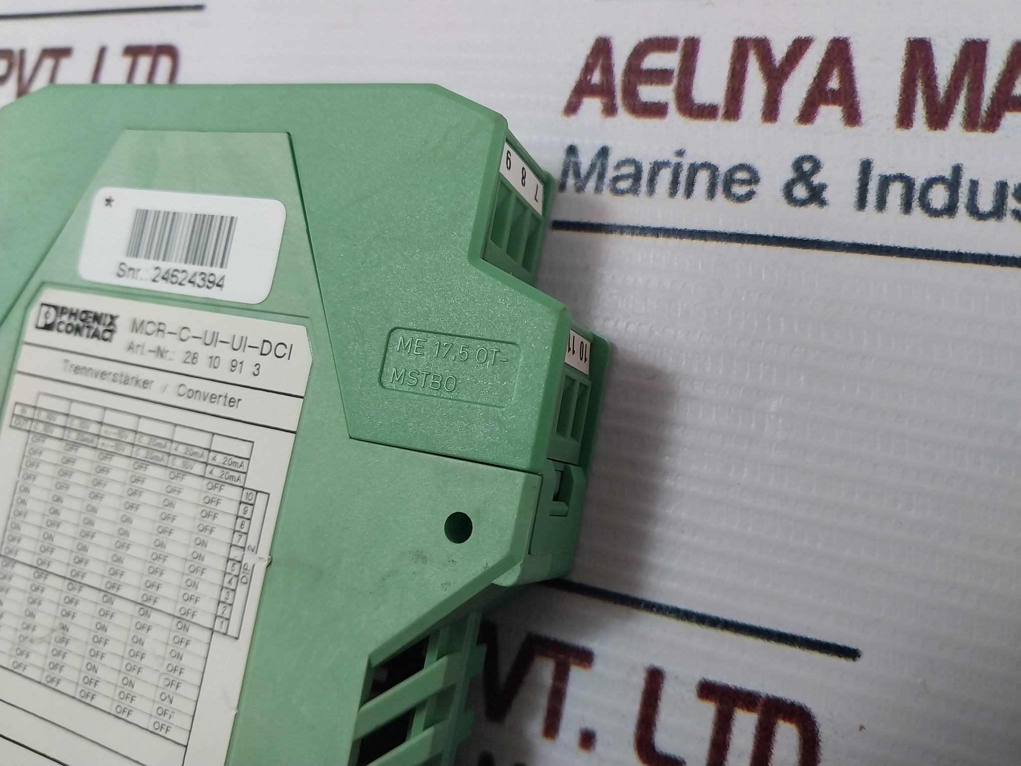Phoenix Contact Mcr-c-ui-ui-dci Signal Conditioner Converter 18-31.2 Vdc 60Ma