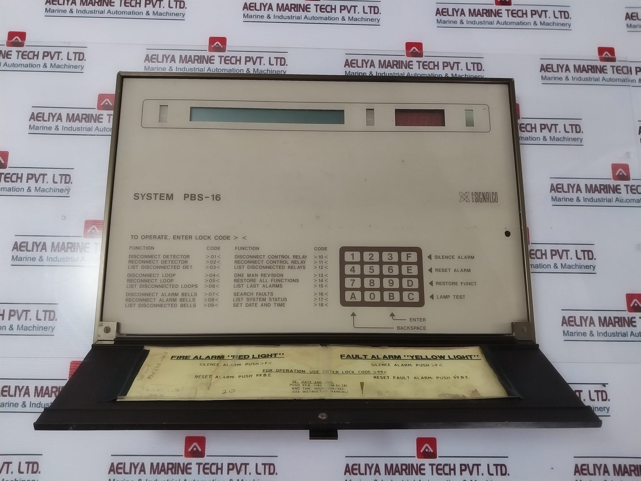 Signalco System Pbs-16 Fire Alarm Control Panel