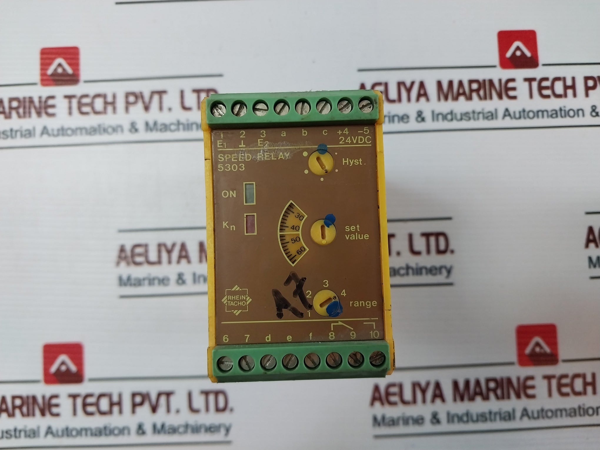 Rheintacho 5303.001 Speed Relay 506300/45 24Vdc Ip20