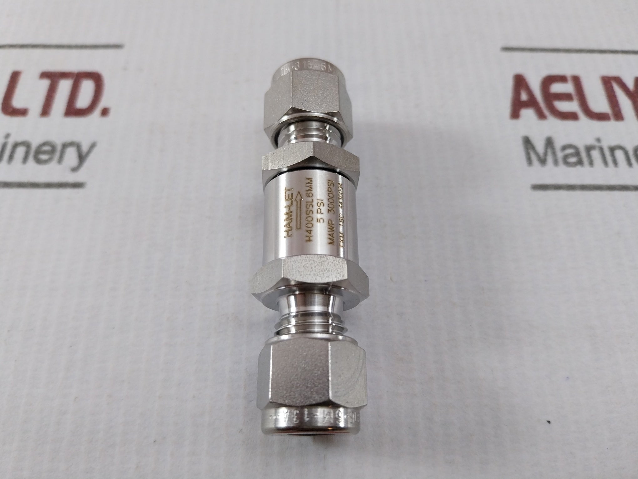 Ham-let H400Ssl6Mm 5Psi Check Valve 700004282