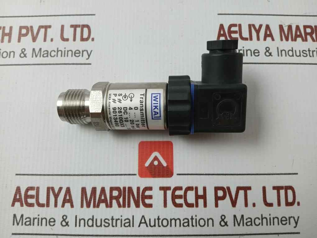 9013490 Wika 0..1 Bar Pressure Transmitter Dc 10..30 V