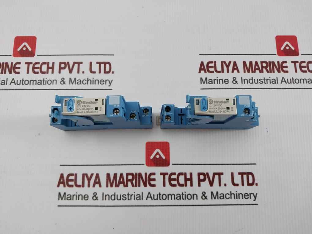 97.01 46.61.9.024.0074 Interface Relay With Socket Module Assembly 24V Dc Finder