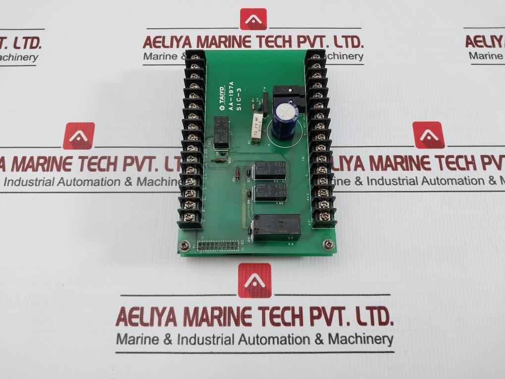 Aa-197A Printed Circuit Board Sic-3 Taiyo Electric