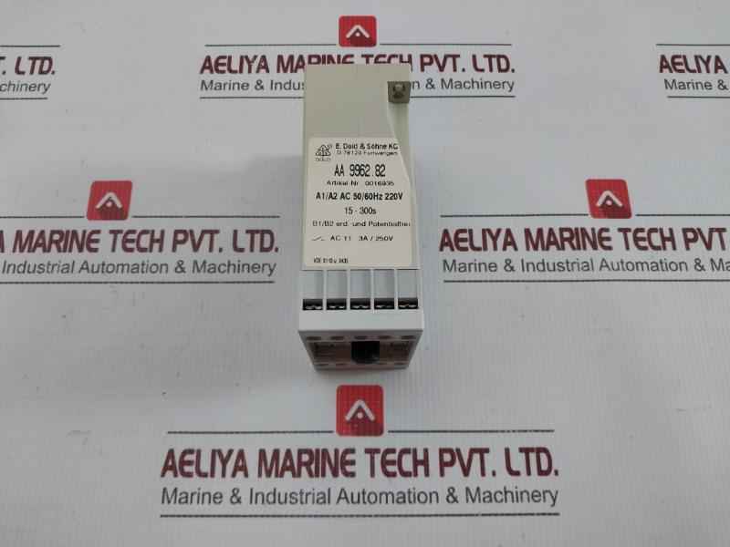 Aa 9962.82 Off-delay Time Relay 220Vac 15-300Sec E. Dold & Sohne