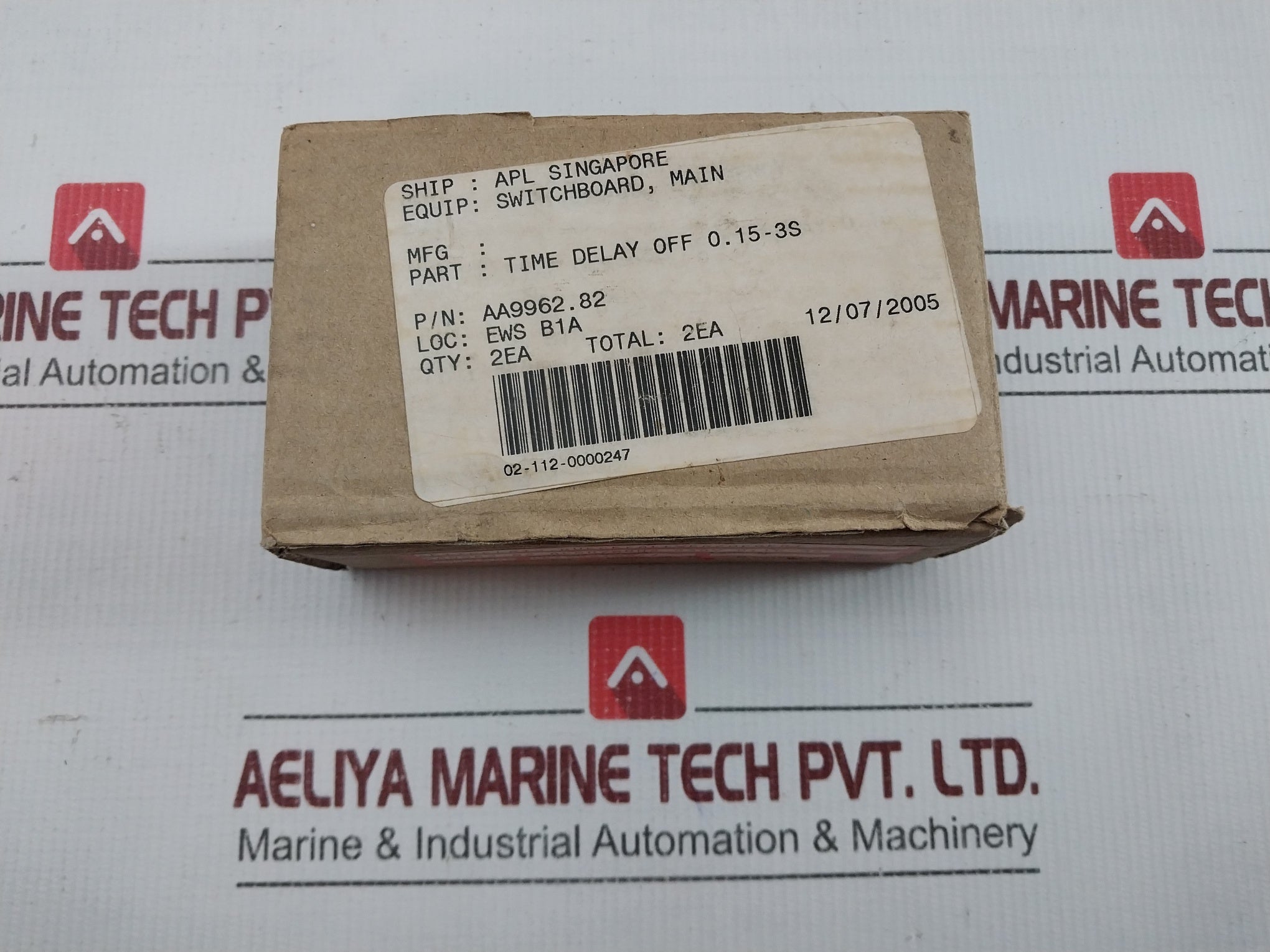 Aa 9962.82 Timer Relay Ac 11 3A/250V E.Dold & Sohne