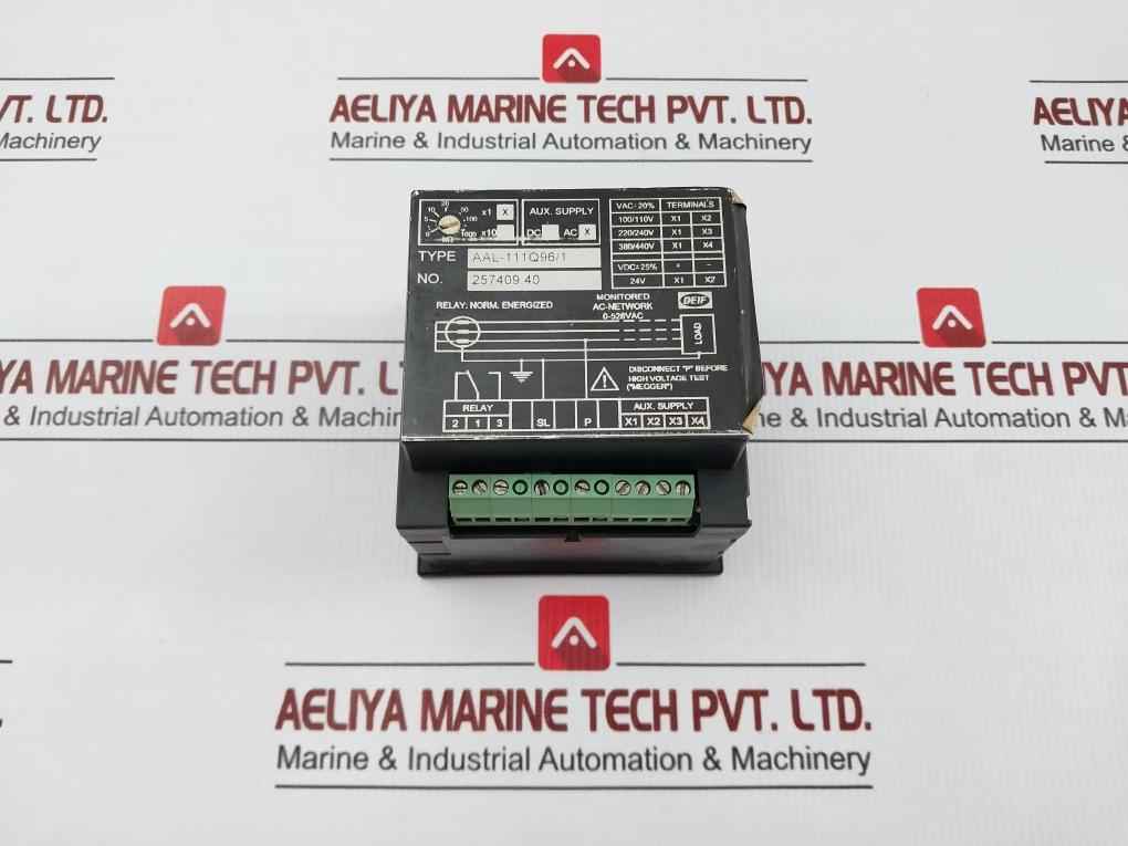 Aal-111Q96/1 Analog Insulation Monitor 0-528Vac Deif