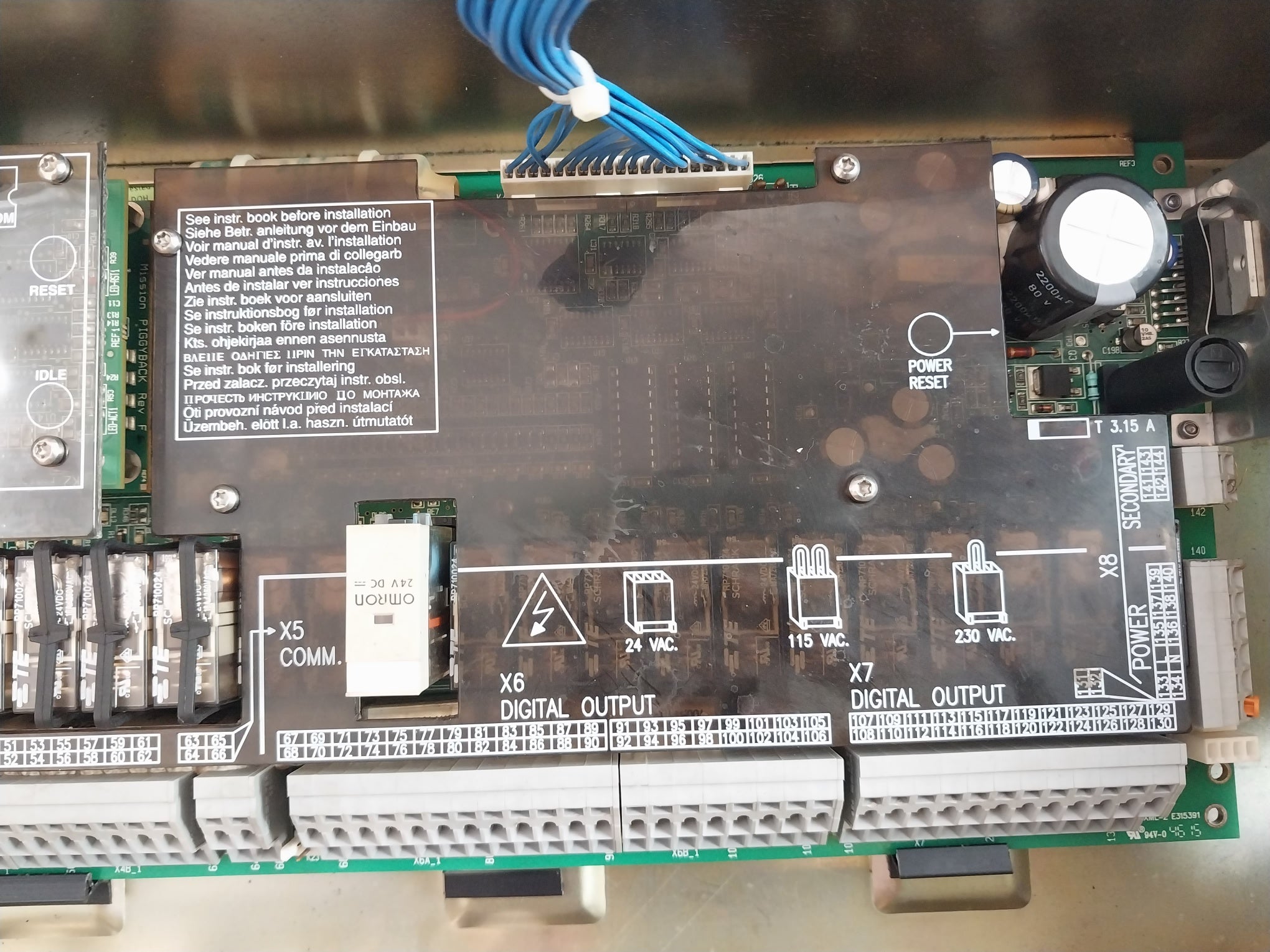 Aalborg 1606-002 Mission Power Panel Rev A5,D 94V