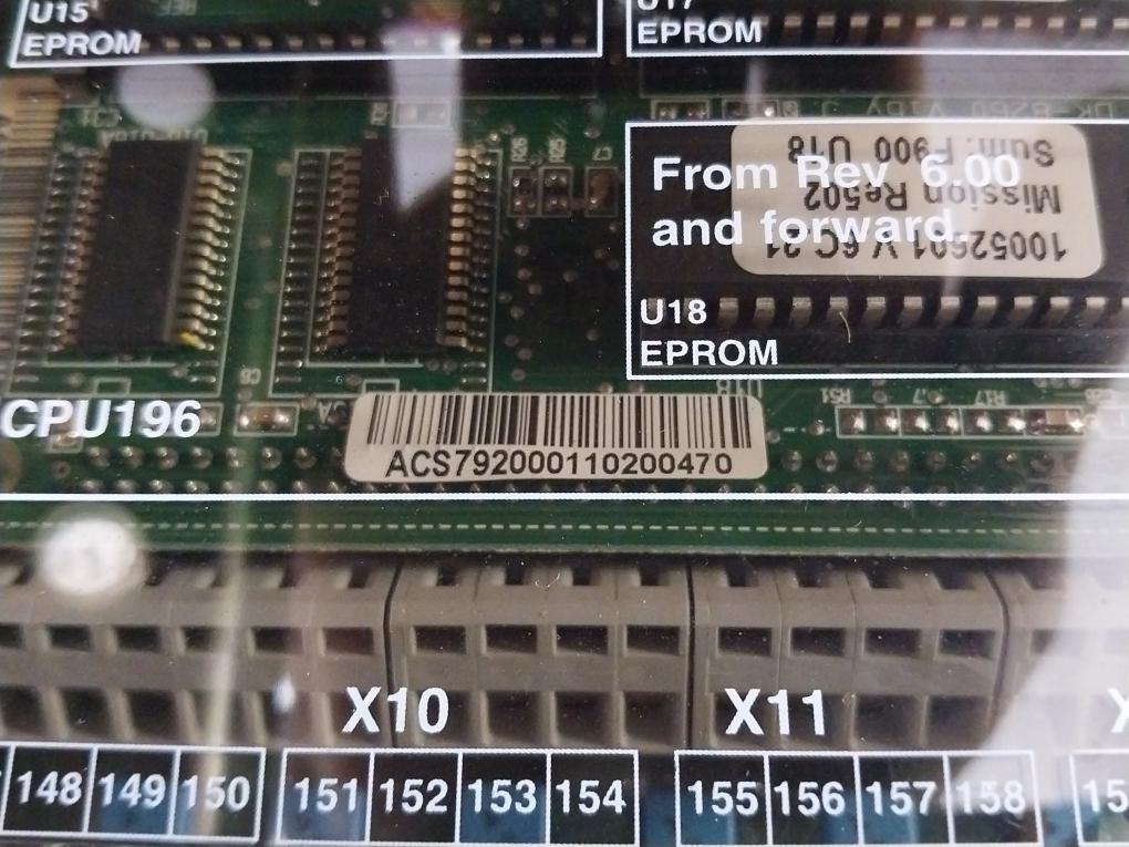 Aalborg Industries Mission Power Panel 24Vac Dk-8260 Rev.0005 Part No 1606-005