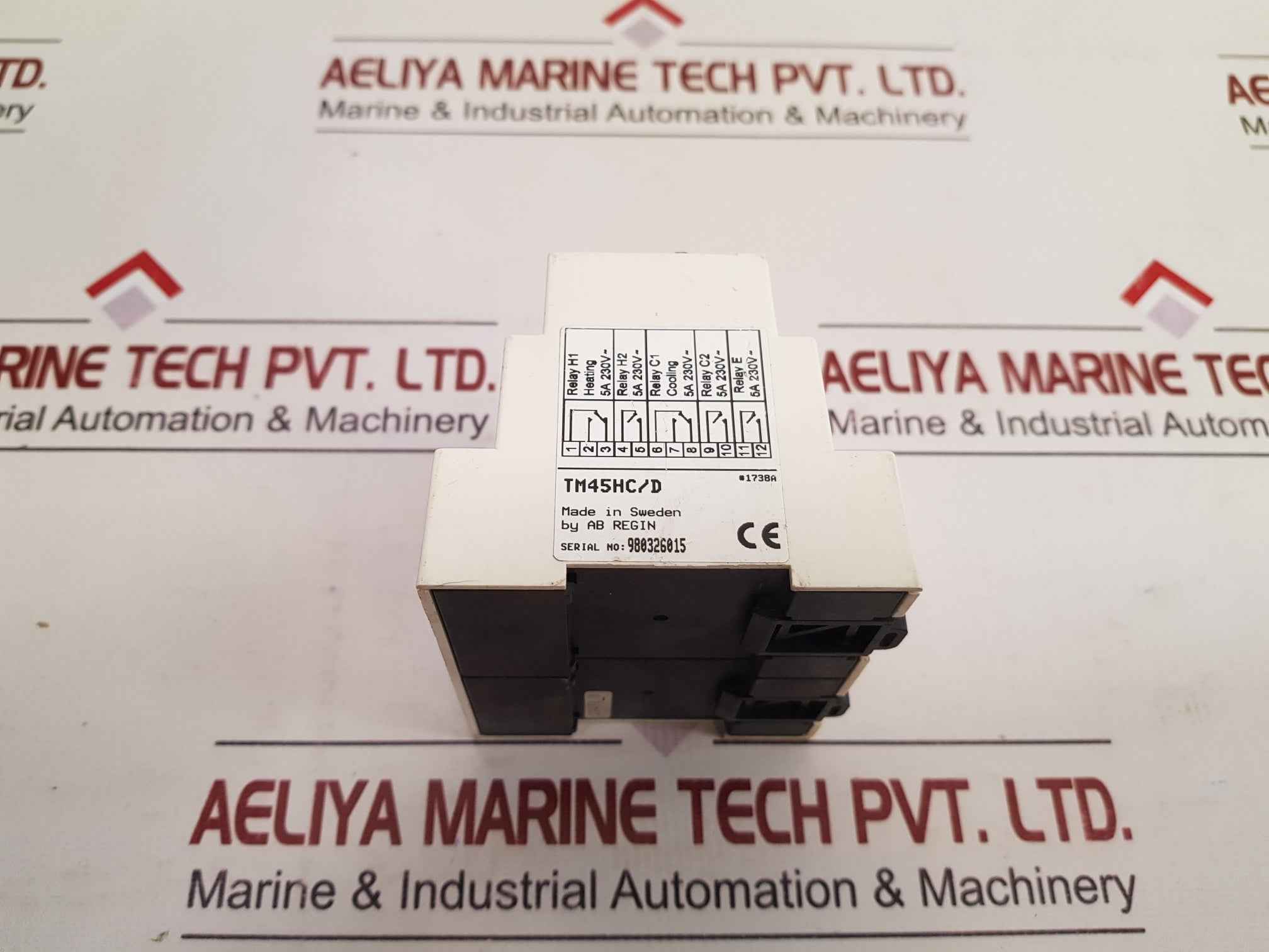 Ab Regin Tm45Hc/D Electronic Thermostat 5A 230V~