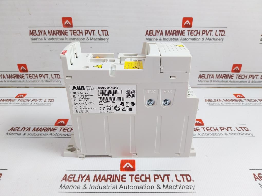 Abb-Frequency-Converter-30-Vdc-Rev-B-3Aua0000030801-Part-No-Acs355-03E-08A8-4-209471-11