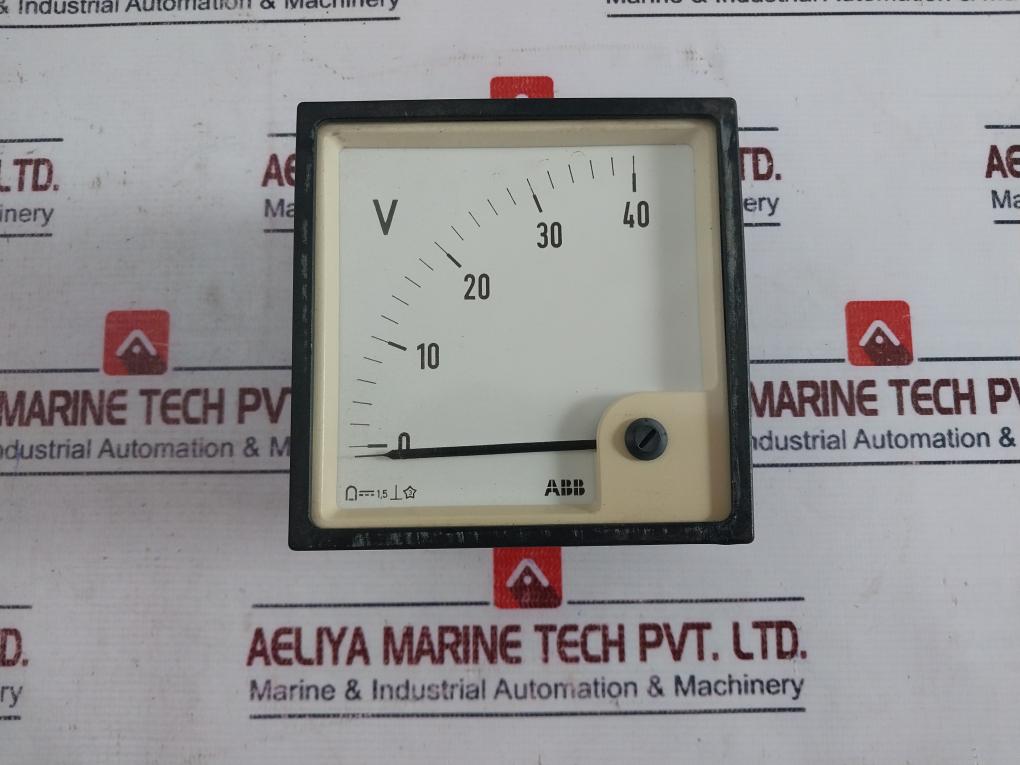 Abb 0-40 V Analog Voltmeter Used