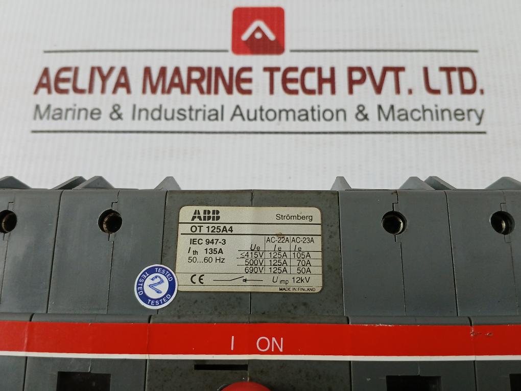 Abb 135A/50-60Hz Load Break Switch Ot 125A4