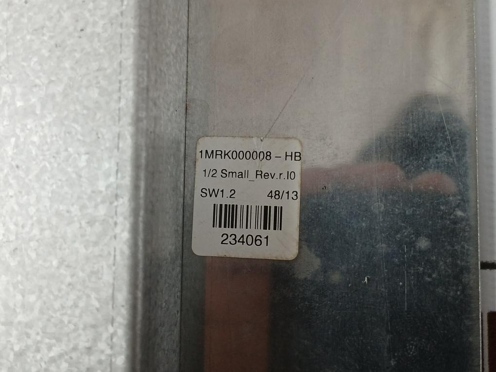 Abb 1Mrk000008-hb Bay Control Unit Sw 1.2 (Front Panel Only)