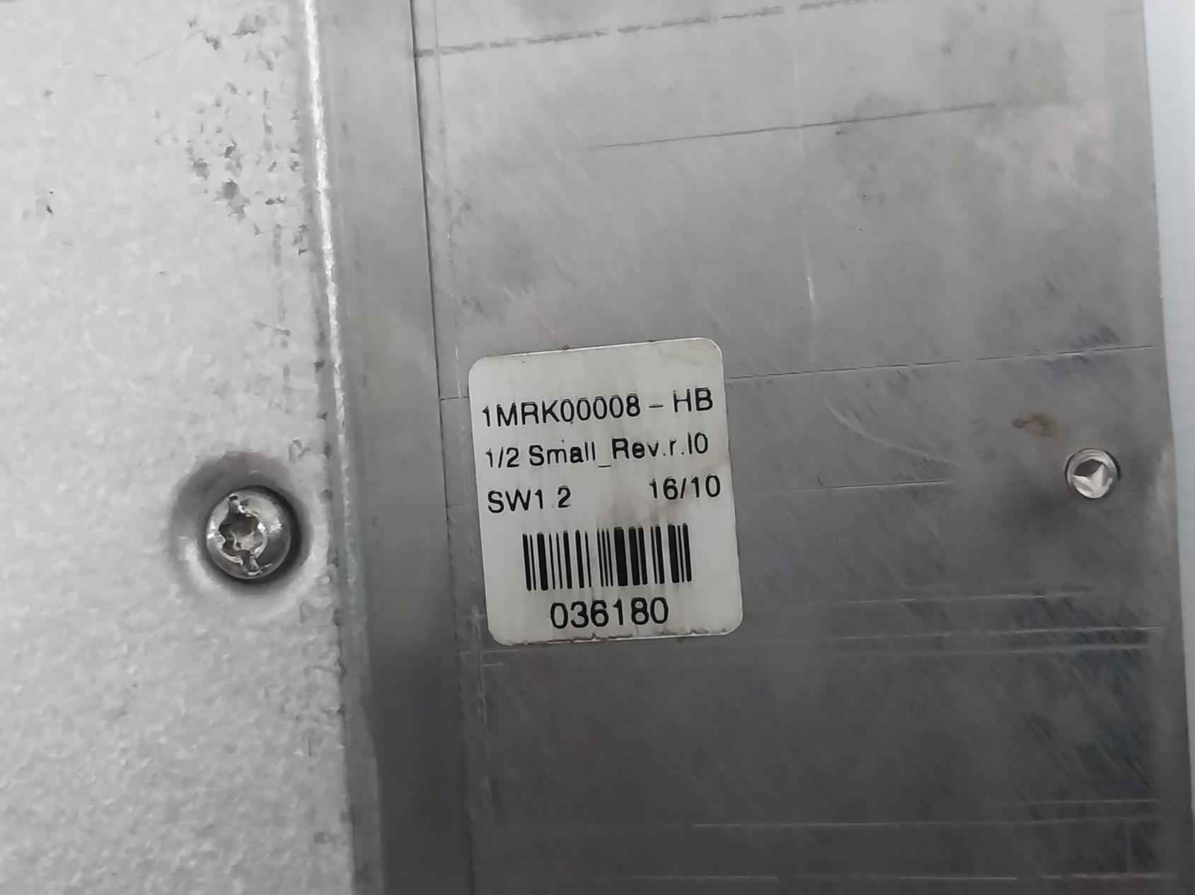 Abb 1Mrk002816-ab Bay Control Unit 1Mrk00008-hb Sw1.2 (Front Panel Only)