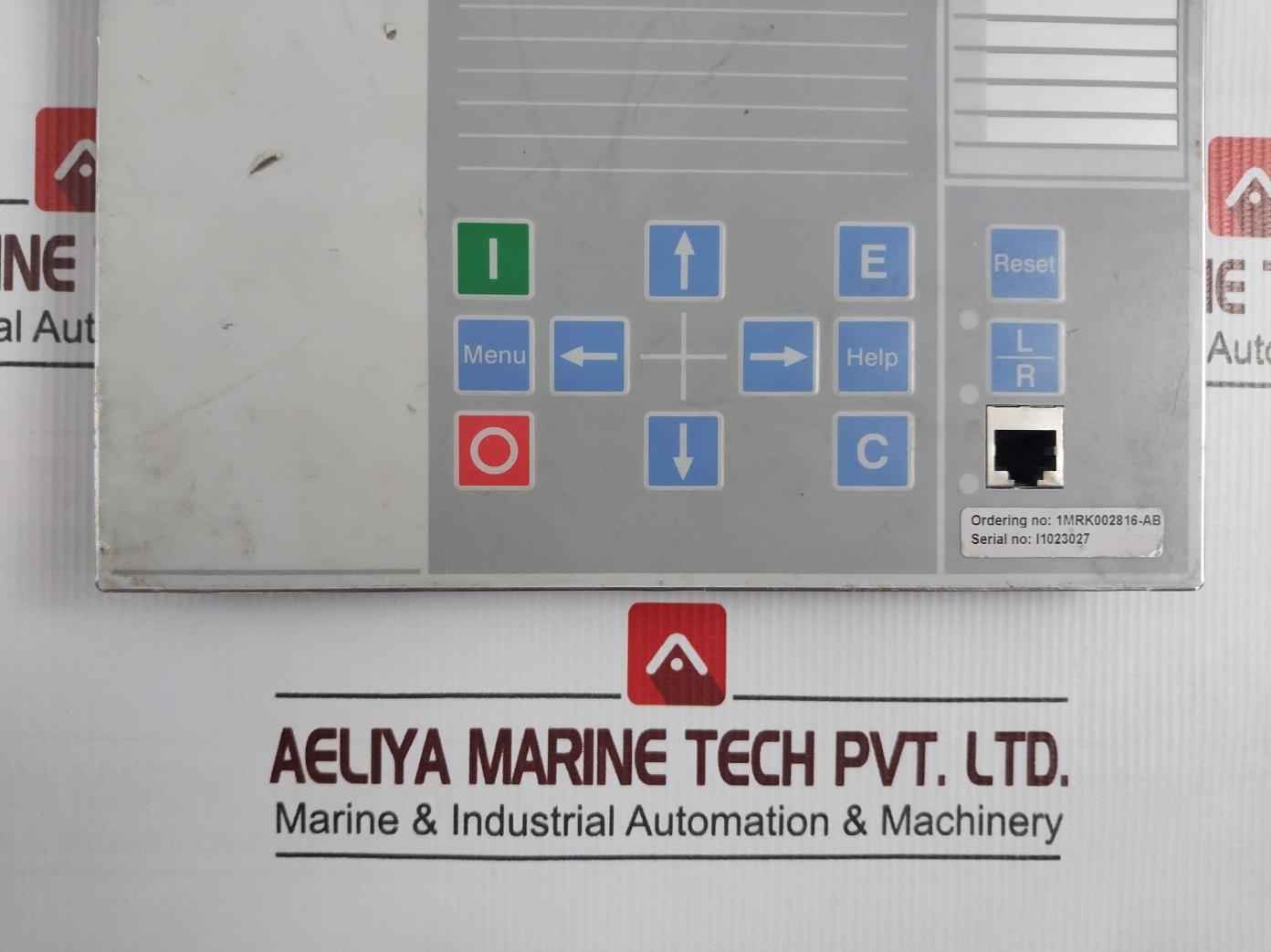 Abb 1Mrk002816-ab Bay Control Unit 1Mrk00008-hb Sw1.2 (Front Panel Only)