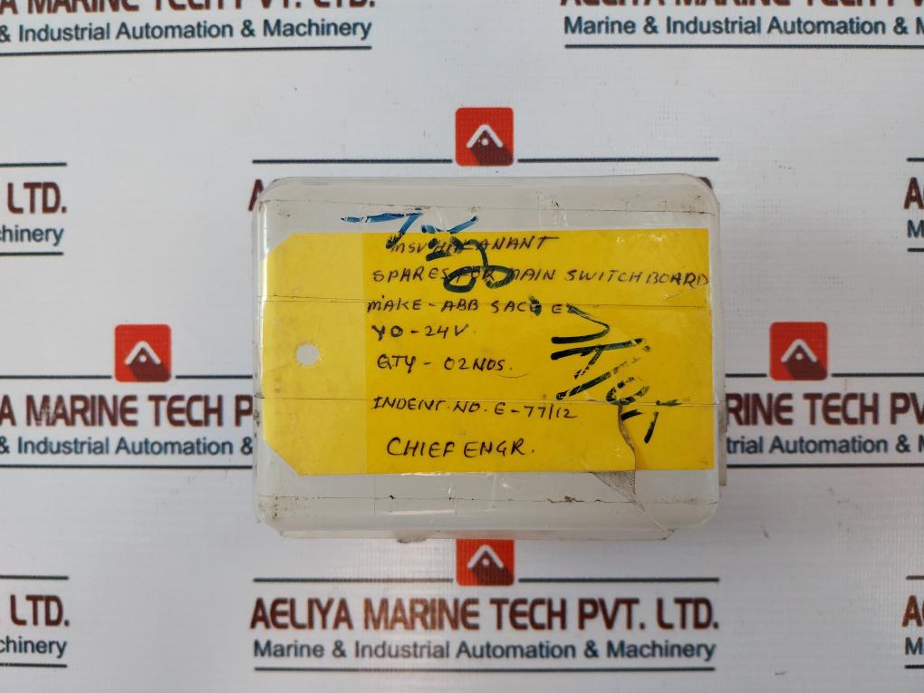 Abb 1Sda038286R1 Shunt Opening Release Supply Voltage 24V