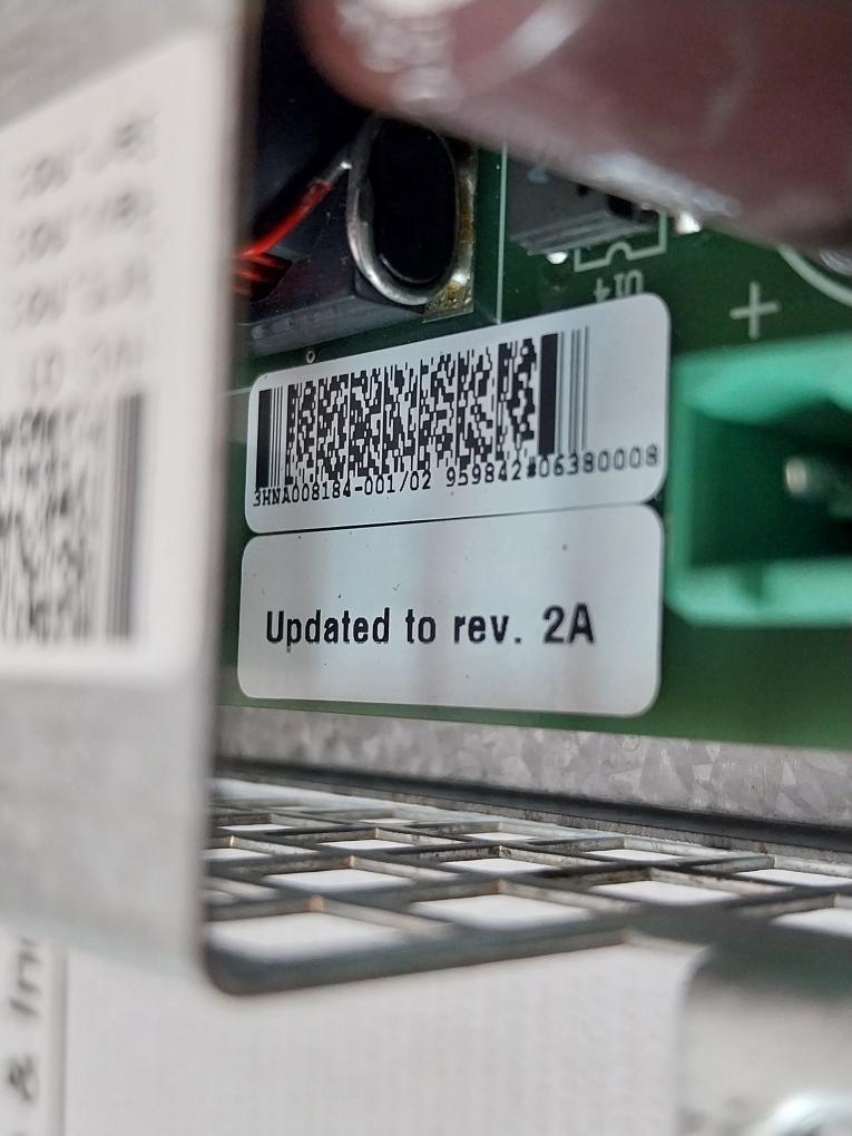 Abb 3Hna008271-001 High Voltage Controller 1 Rev 4 24V Update To Rev 2A 10A