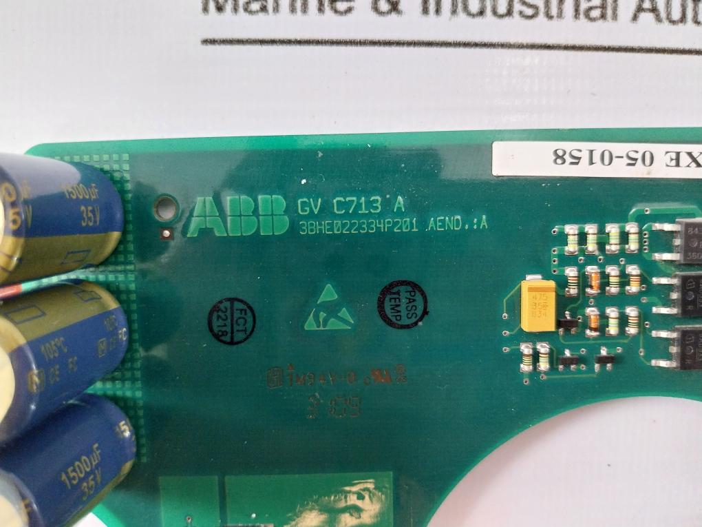 Abb 3bhe022333r0101 Gate Driver Board Gvc713 A101 Pcb Module Used