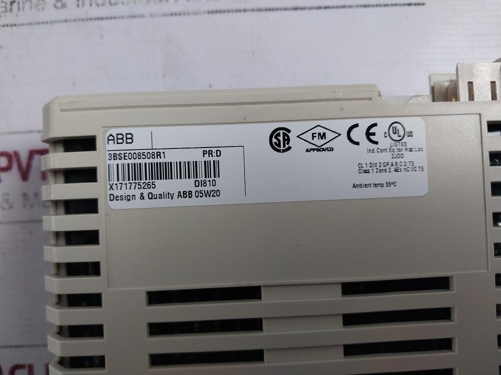 Abb 3Bse008508R1 Digital Input Module Di810 05W20 3Bse013230R1 24V