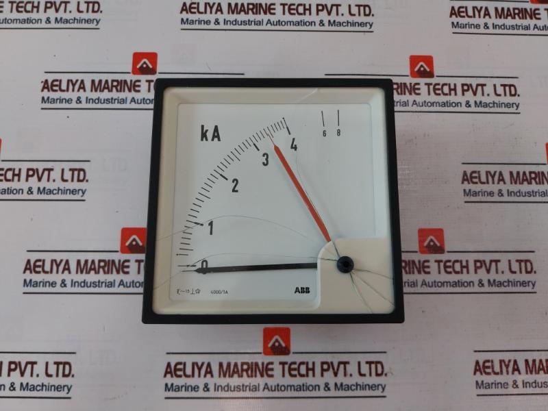 Abb 4000/1A Analog Panel Meter 0-4/8 Ka
