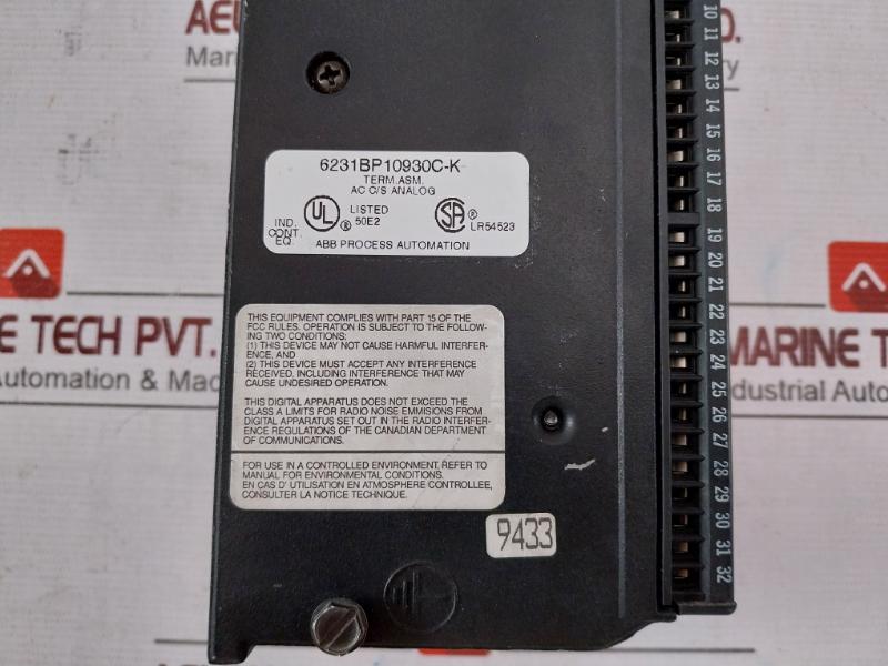 Abb 6231Bp10920C-k Analog I/O Electronic Module 6231Bp10910 6231Bp10930C-k