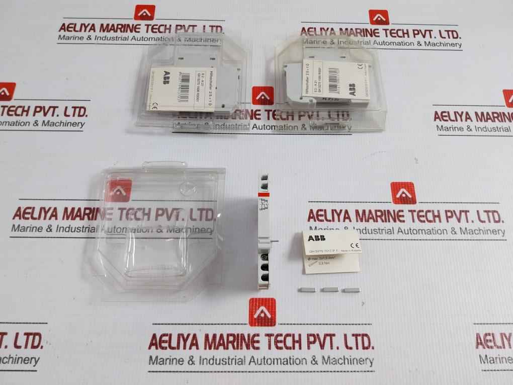 Abb 2No+1Nc 2Cdc 092 151 F0005 Auxiliary Contact Block S2-h21