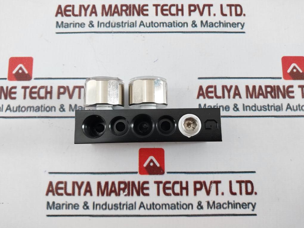 Abb 7959112 Manometer Block-c Alu G1/4" Einf 10bar 0-145 Psi