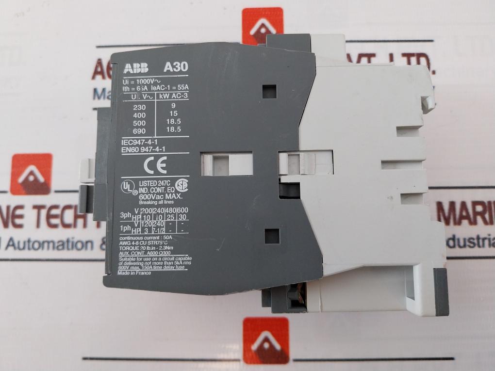 Abb A30 Contactor 220-230V 50Hz 230-240V 60Hz